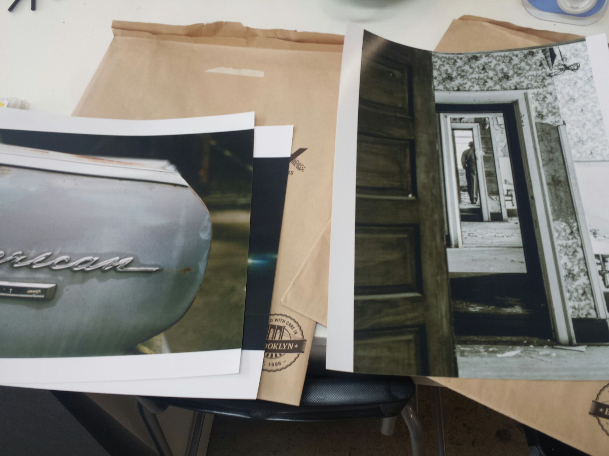 Updating the store and selling prints in a gallery