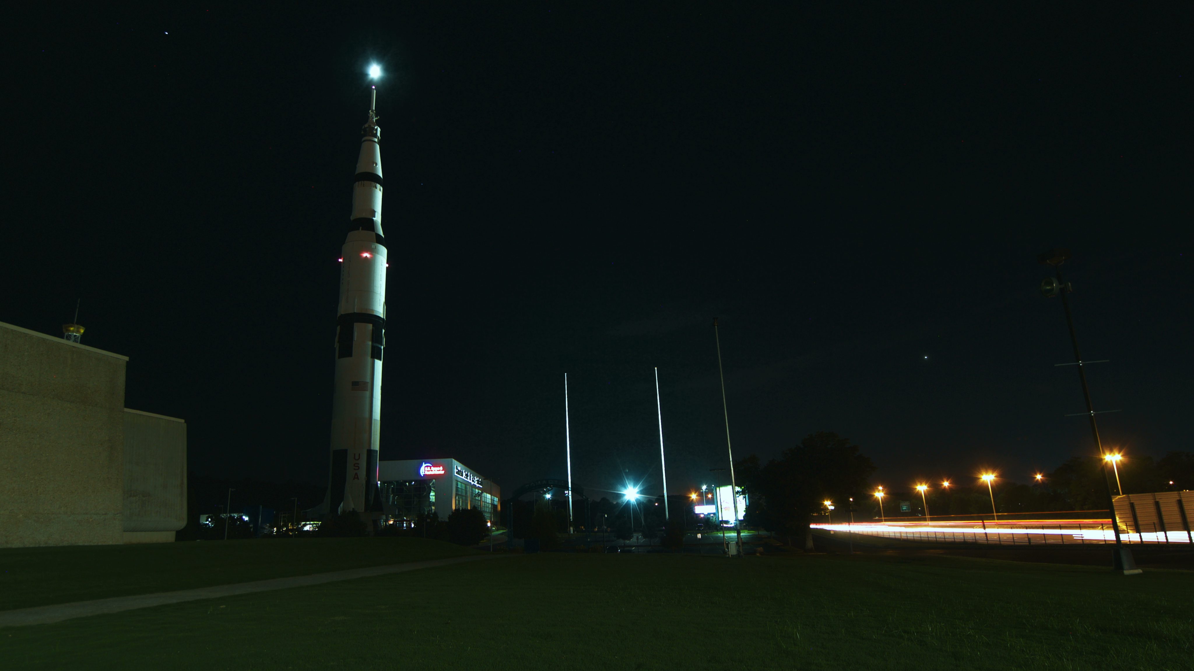 The Moon And The Rocket That Brought Us There – A Timelapse